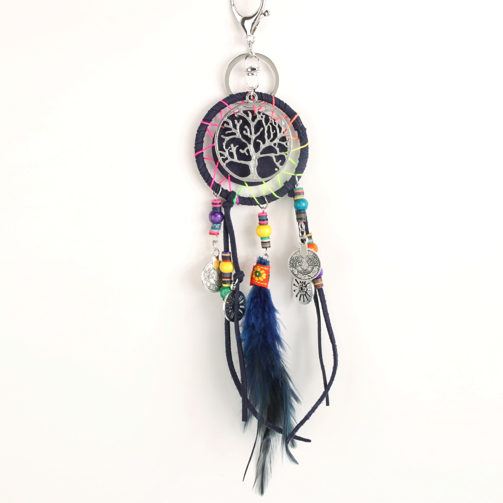 Wholesale Ethnic Feather Shop Dreamnet Keychain Canvas
